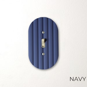 Ruffle Oval Light Switch Cover Plate