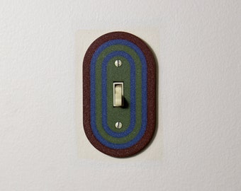 Vintage Oval-Shaped Light Switch Plate Cover