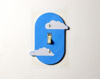 Cloud-Inspired Floating Design Light Switch and Outlet Cover Set