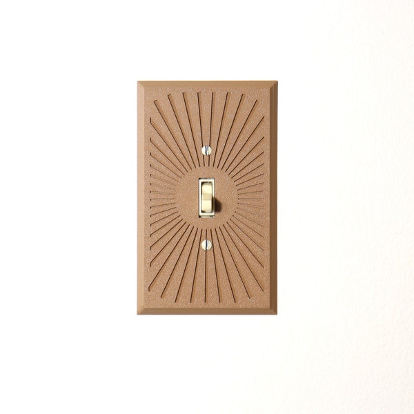 Wood Modern Light Switch Cover Plate