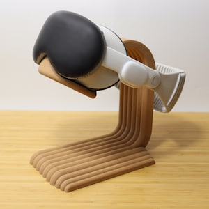 Apple Vision Pro Dock - Premium Wood Display Stand and Desk Holder
