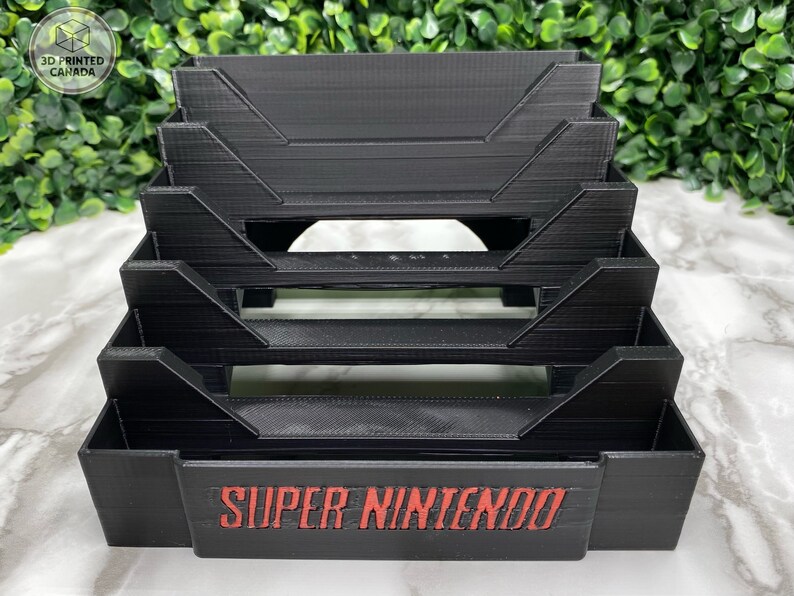 SNES Game Case Holder NTSC USA 6 Slot Game Tray Nintendo Etsy