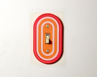 Vintage Oval-Shaped Light Switch Plate Cover