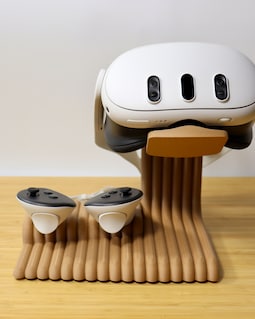 Meta Quest 3S, Quest 3 and Quest 2 Wood Stand, VR Headset and