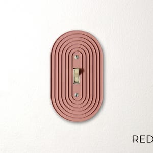 Elegant Round Light Switch Cover Plate