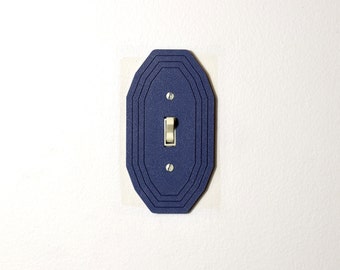 Sleek Minimalist Octagon Light Switch Cover Plate