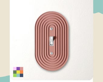 Elegant Round Light Switch Cover Plate