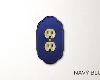 Victorian Classic Plug Outlet Cover Plate, Duplex Power Outlet