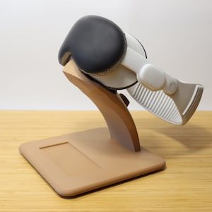 Apple Vision Pro Dock - Wood Premium Display Stand and Desk Holder
