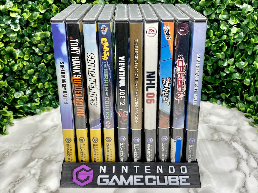 Gamecube Game Case Holder Nintendo 10 Slot Game Tray Video Etsy
