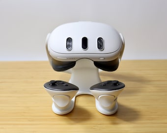 Quest 3 Dock - Display Stand and Premium Desk Holder, Compatible with Quest 2