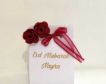 Small personalized Eid mubarak gift bag