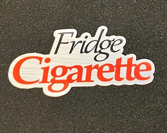 Fridge Cigarette Sticker | Funny Diet Coke sticker