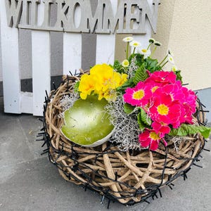 Geflochtener Deko-Korb aus Weide mit Led-Beleuchtung – Ganzjährig dekorierbar & perfekt für Diy-Ideen