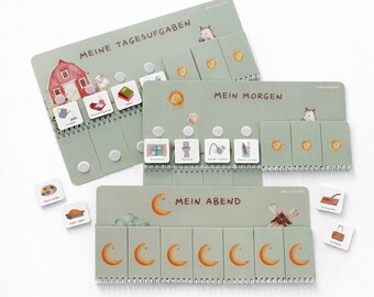 DIY Routine Planner for Kids | Customizable Routine Starter Set | Weekly Planner & Morning/Evening Routine and Daily Tasks | Craft Kit
