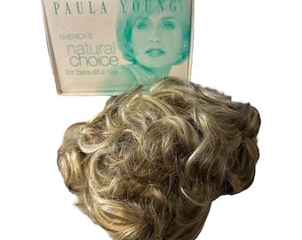Paula Young Presto Change-O Hairpiece Wig Curly Comb Attachment A2183 1426A VTG