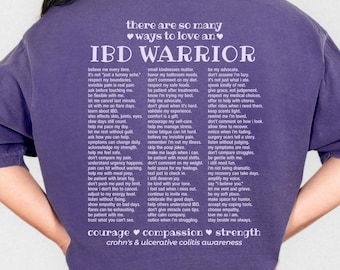 Ways to Love an IBD Warrior Shirt Ulcerative Colitis Gift Crohns And Colitis Awareness Tshirt IBD Awareness Month Crohn's Disease T-Shirt