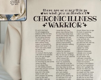 Ways To Love A Chronic Illness Warrior Sweatshirt Chronically Misunderstood Sweater Invisible Illness Hidden Disability Chronically Ill Gift