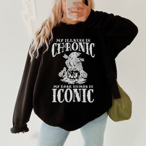 Chronic Illness Flare Day Sweatshirt Chronic Pain Spoonie Dysautonomia Shirt POTS Syndrome EDS Ehlers Danlos Awareness Rare Disease TShirt