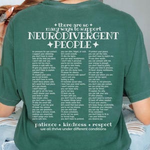 Camisetas para apoyar a las personas neurodivergentes El mundo necesita mentes de todo tipo Neurodiversidad Autismo Aceptación Camisetas Orgullo autista Regalo para personas con TDAH