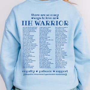 Maneiras de amar um guerreiro do IIH, camiseta de conscientização do IIH, hipertensão intracraniana idiopática, pseudotumor cerebral, derivação de VP do líquido cefalorraquidiano