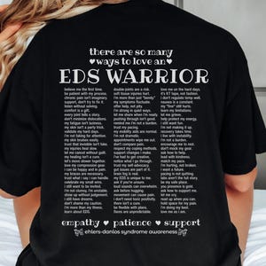 Ways To Love An EDS Warrior Shirt Ehlers Danlos Syndrome Awareness EDS Shirt Ehlers-Danlos Tshirt Hypermobility Connective Tissue Disease