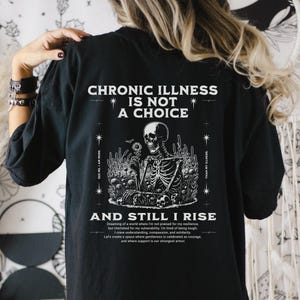 Ma maladie chronique n'est pas un choix T-shirt de jour évasé victime de mon corps Douleur chronique Spoonie Syndrome d'Ehlers Danlos POTS IIH EDS Endométriose