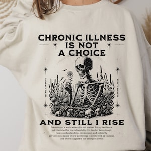 Chronische Krankheit ist keine Wahl Flare Day Sweatshirt Spoonie Pullover Chronische Schmerzen Ehlers Danlos POTS syndrom IIHEndometriose Fibro MS