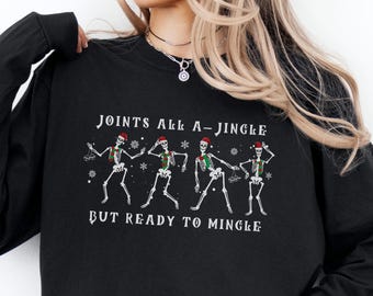 Joints All A Jingle Chronic Illness Christmas Long Sleeve Shirt Joint Pain Holiday Tshirt Rheumatoid Arthritis Ankylosing Spondylitis EDS