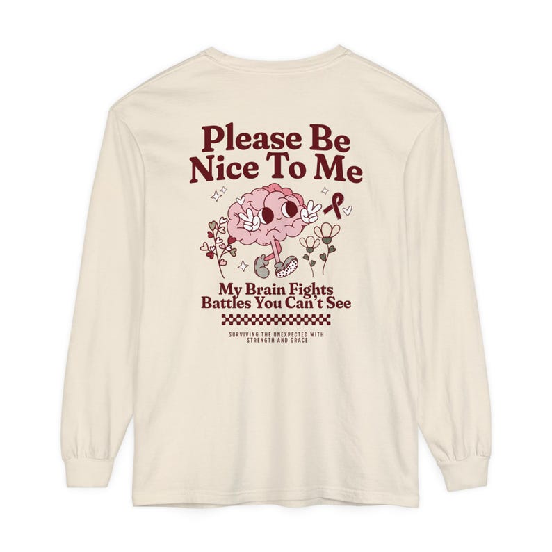 Arteriovenous Malformation Survivor Long Sleeve Shirt AVM Awareness ...