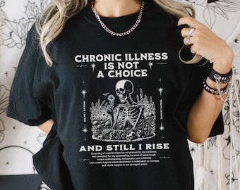 Chronische Krankheit ist keine Wahl Flare Day Shirt mehr als meine Krankheit Tshirt Geschenk für Spoonie Chronische Schmerzen Ehlers Danlos POTS syndrom ME CFS