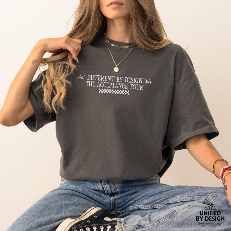 Autism Acceptance Tour Shirt Different by Design Autism Awareness ...