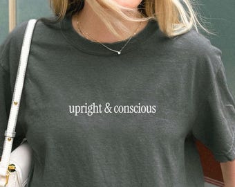 Aufrechtes und bewusstes Tshirt Dysautonomie-Hemd POT-SYndrom-T-Stück Chronische Müdigkeits-Geschenk für Spoonie Migräne-Krieger Ehlers Danlos-System