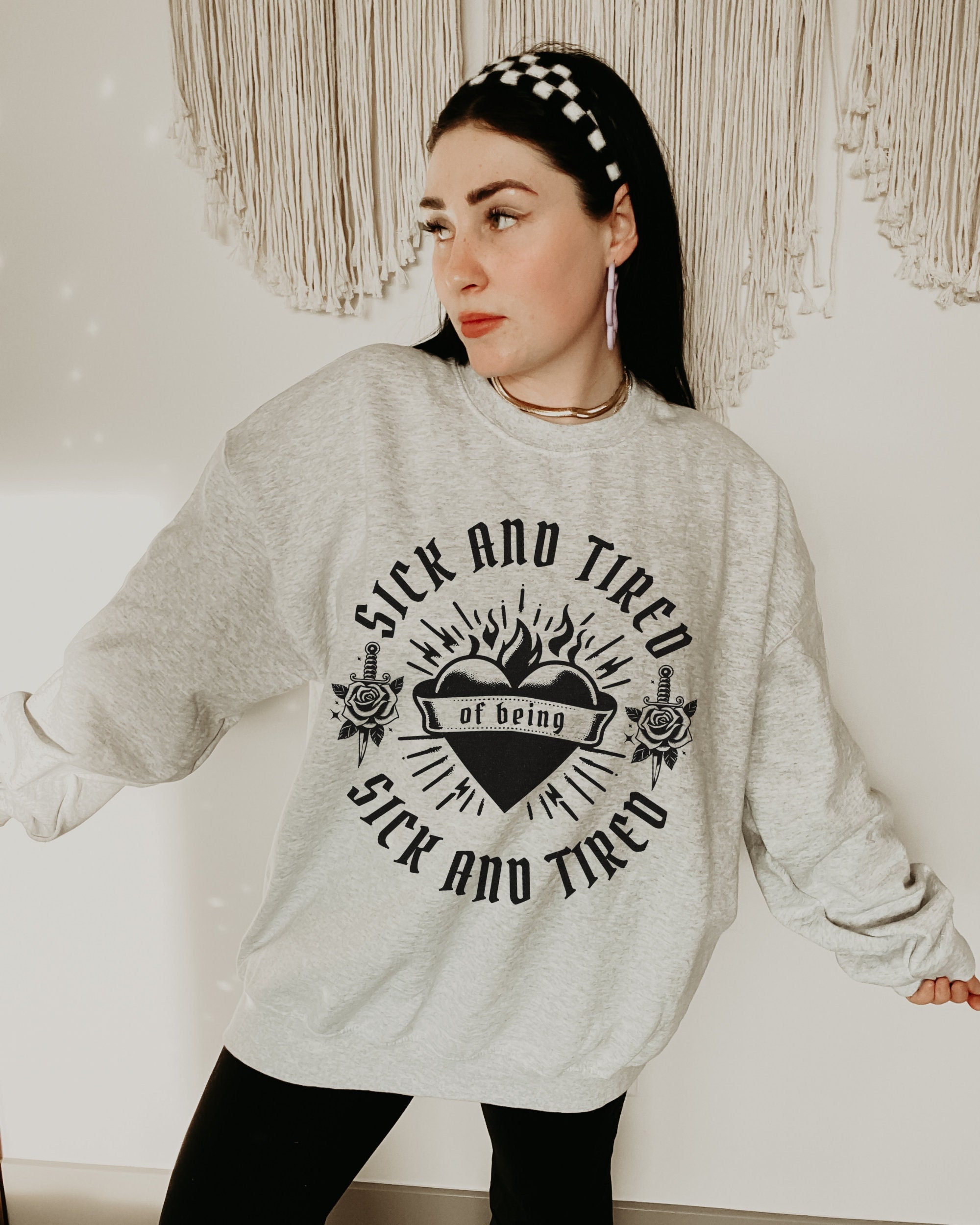 Chronic Illness Flare Day Sweatshirt Chronic Pain Spoonie Dysautonomia Shirt POTS Syndrome EDS Ehlers Danlos Awareness Rare Disease TShirt