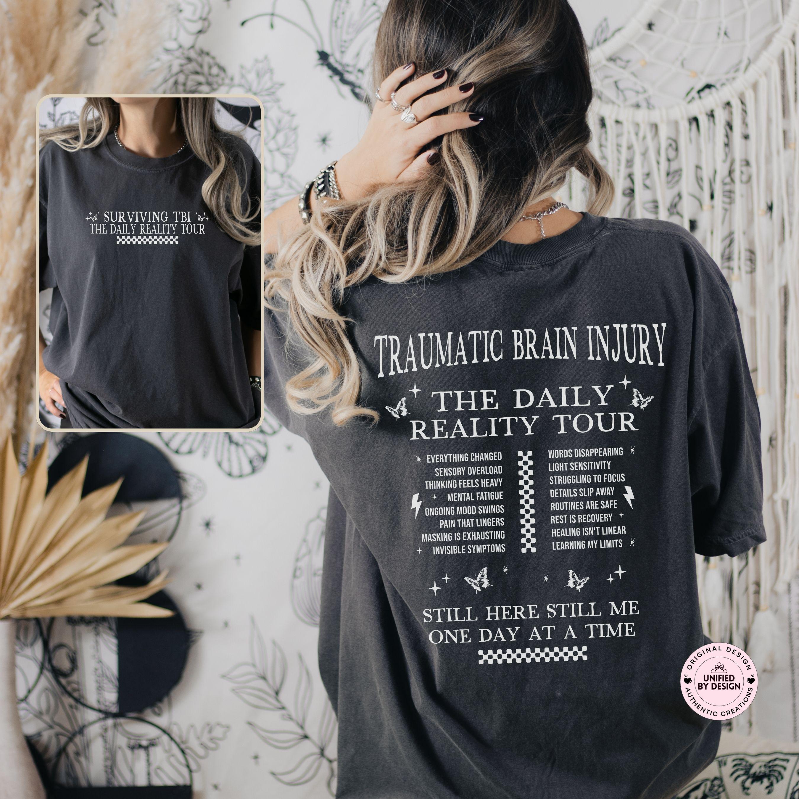 TBI Awareness Shirt Traumatic Brain Injury Tshirt | Traumatic