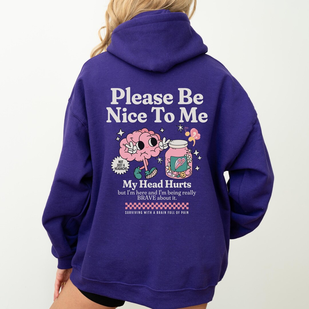 YOUR BRAIN ISN'T G*D 14OZ HOODIE Big Brain Energy Hoodie - Gray