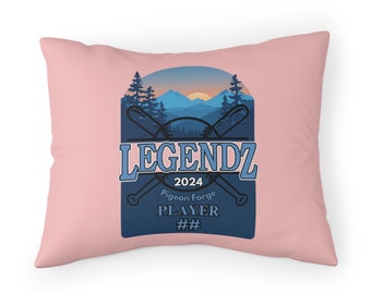 Custom Legendz Pigeon Forge 2024 Standardgröße 26x20 Pillow Sham-hellrosa