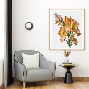 Beautiful Gladiolus Flower, AI art, Digital download, Printable floral art