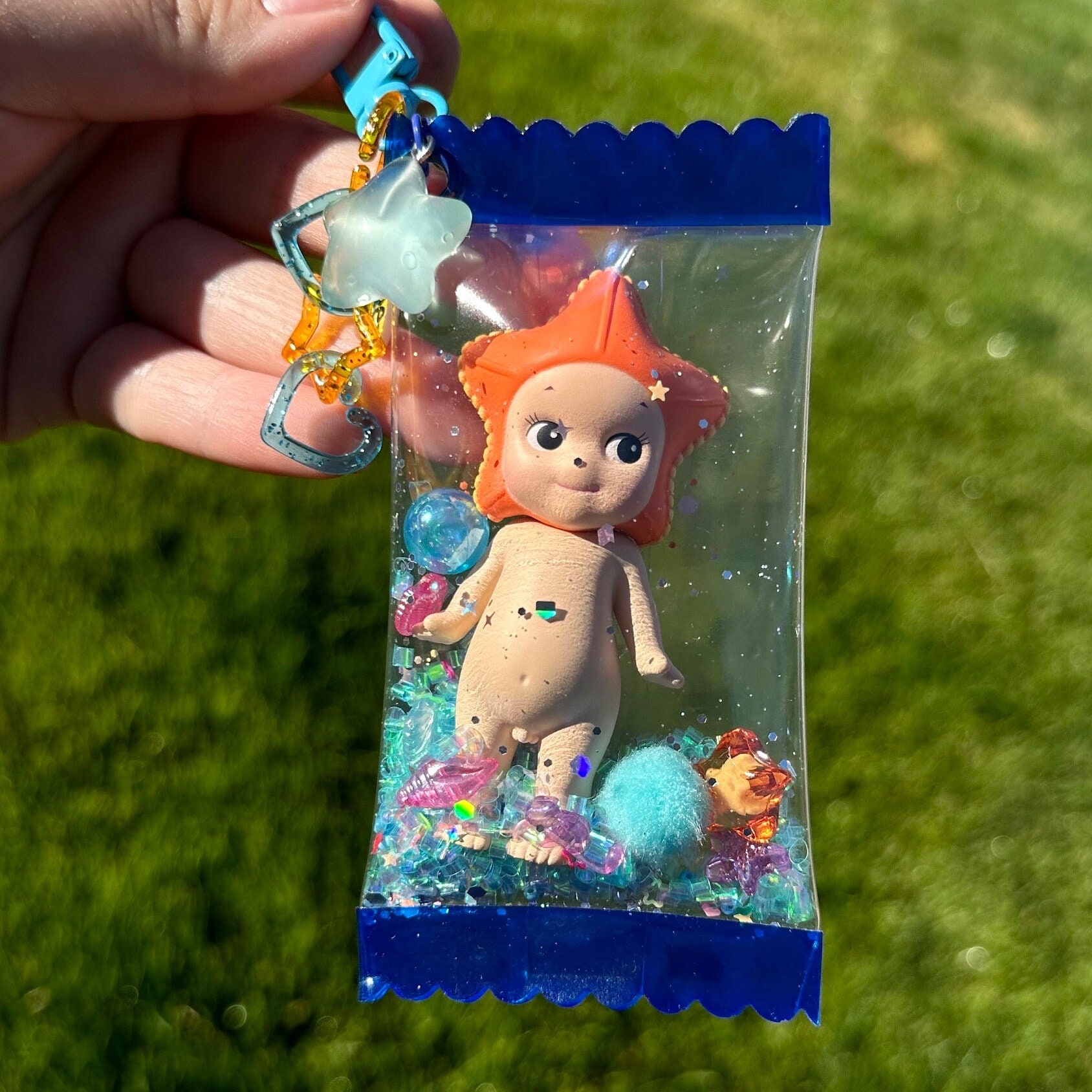 Starfish | Sonny Angel Shaker Keychain | Handmade - Etsy