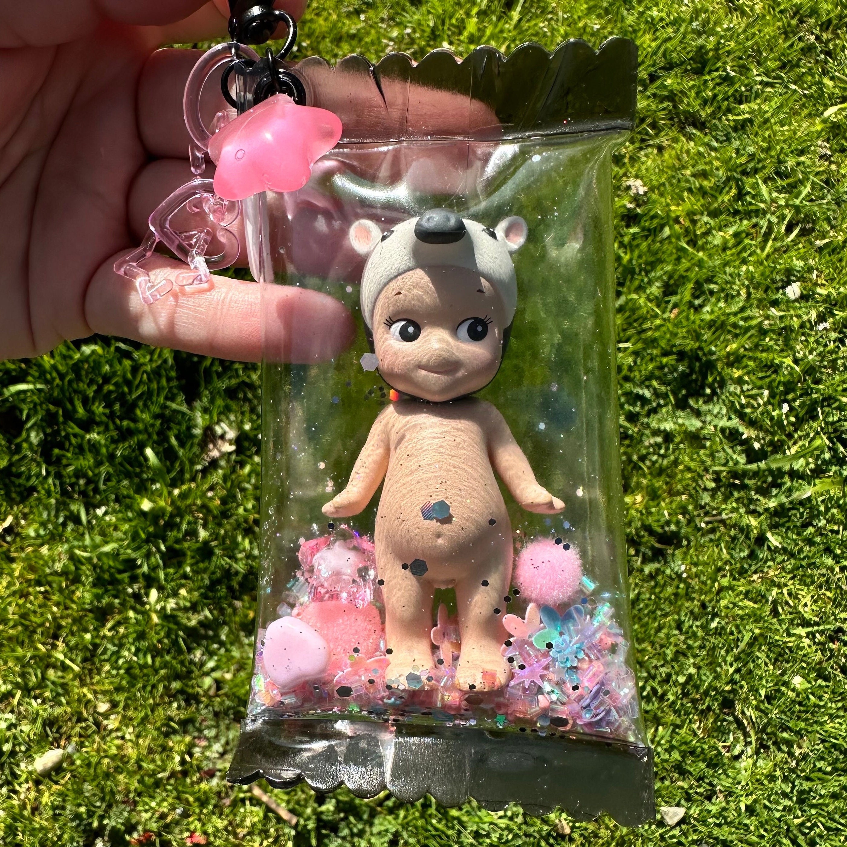 Anteater Sonny Angel Shaker Keychain Handmade Australia