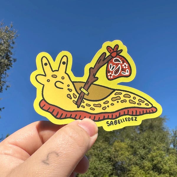 Runaway Slug | Weatherproof Sticker