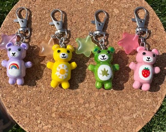 クマの仲間 | ハンドメイド | ポリマー粘土キーホルダー
