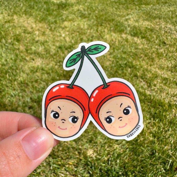 Cherry Babies  | Weatherproof Sticker