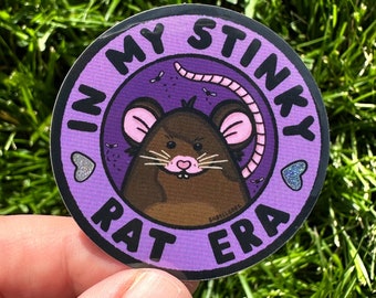 Stinky Rat Era Sticker | Vinyl Sticker | Weatherproof