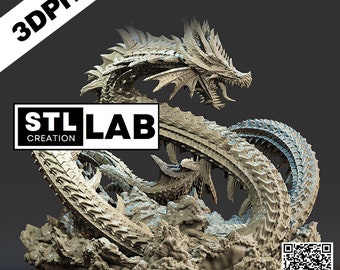 Leviathan Dragon STL File - 3D File 3D Printer Leviathan Dragon STL files