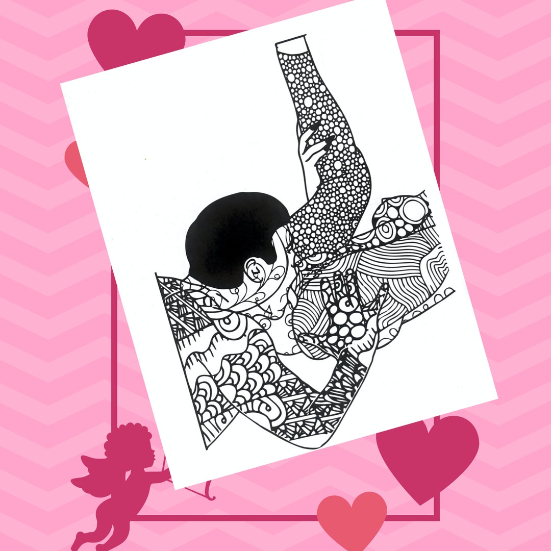 Adult Erotic Coloring Page - Etsy