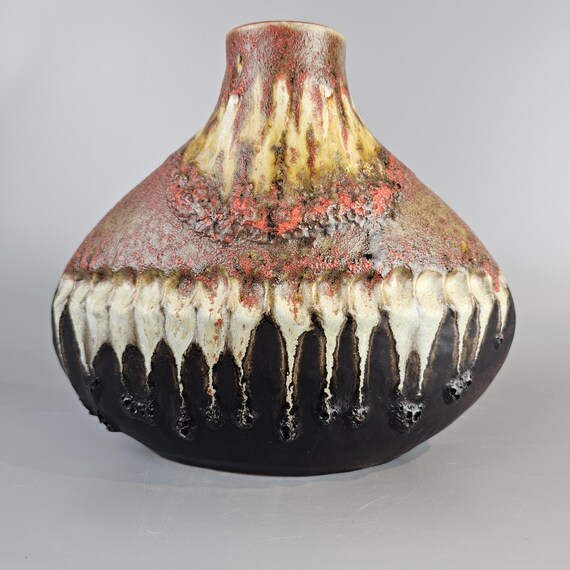 Carstens Tönnieshof 1970s fatlava XXXL Large 1970s German Carstens Fat Lava Jug Vase – retro living uk