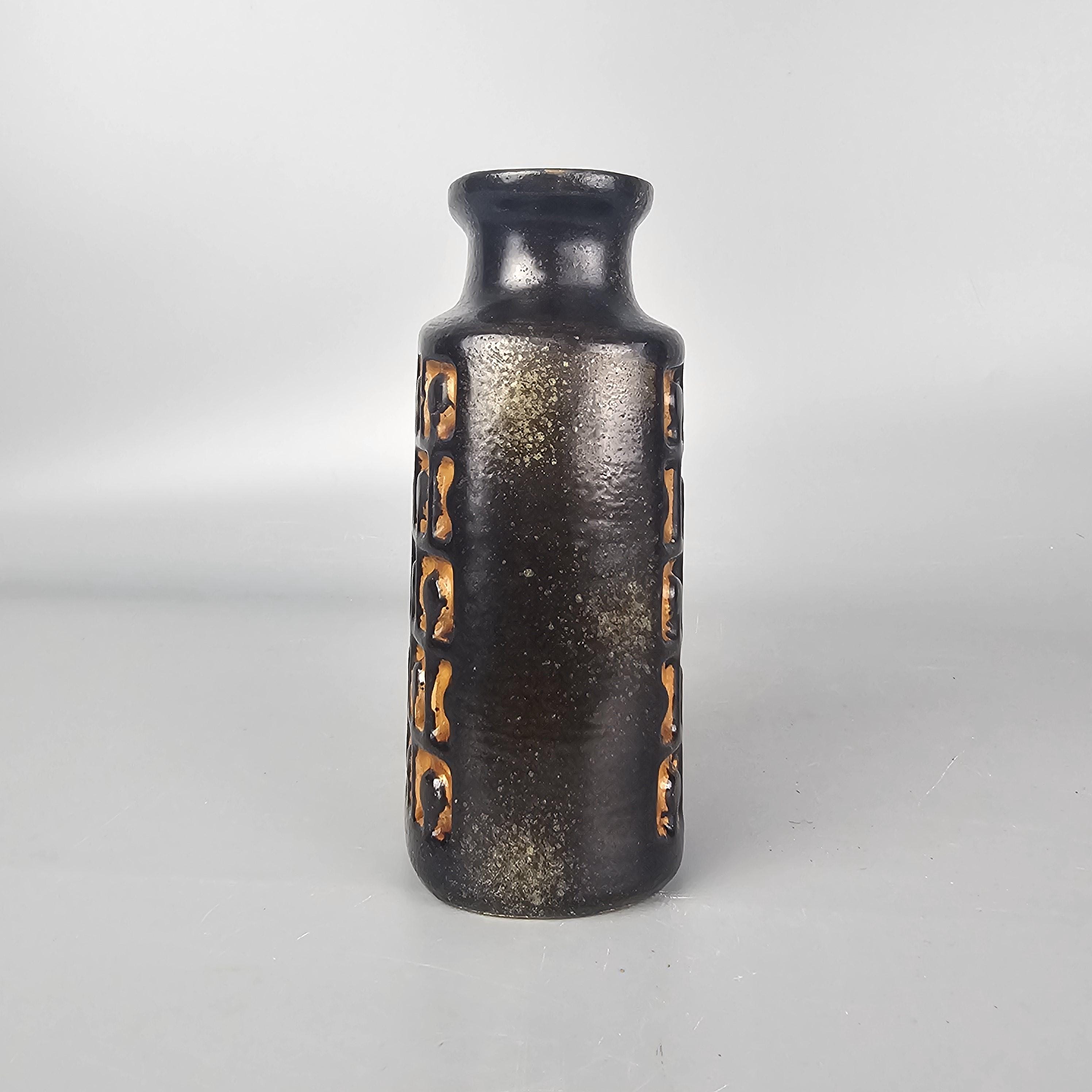 East Germany Fat Lava by VEB 東ドイツ ヴィンテージ Vintage East German Fat Lava Vases (2). VEB Haldensleben