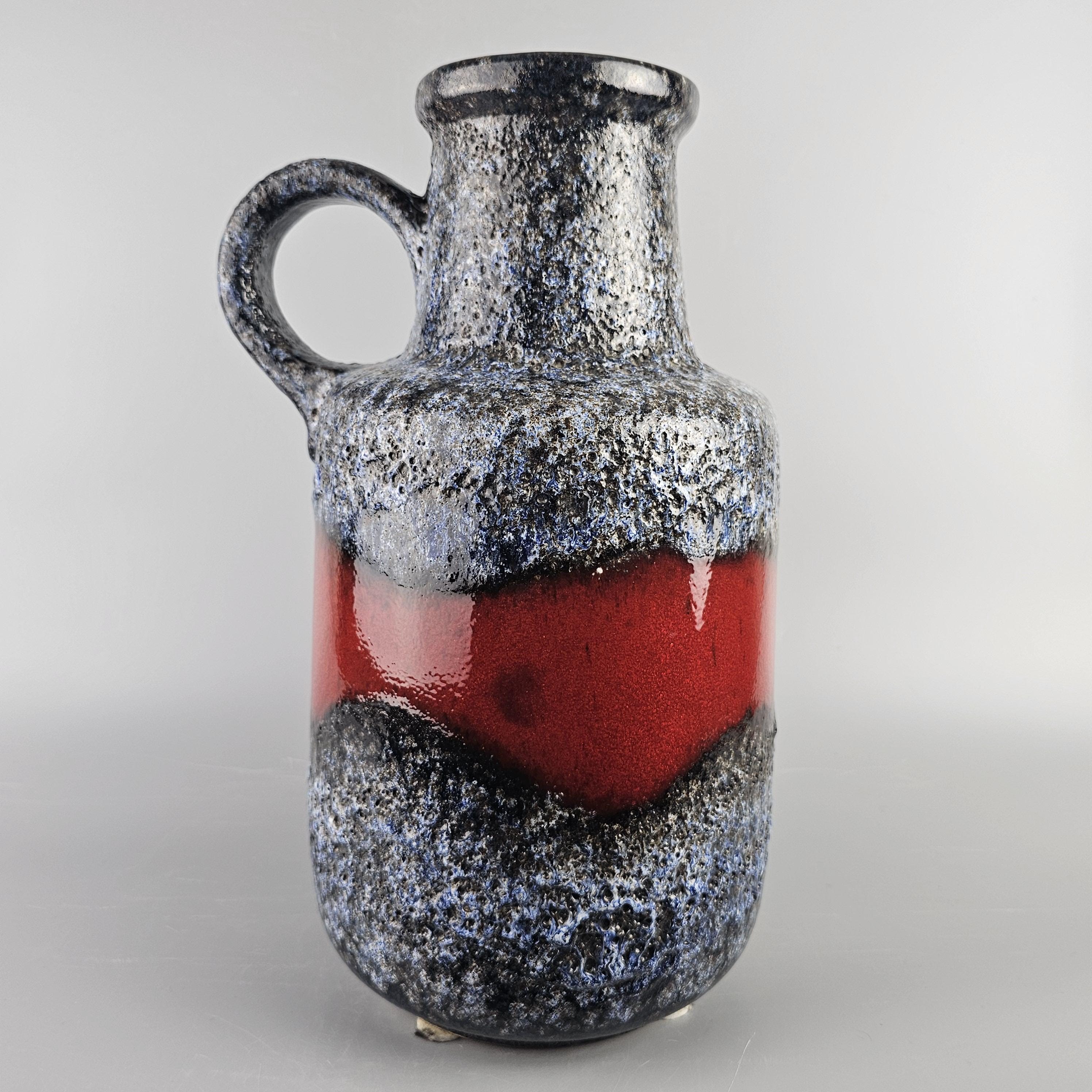Vintage West German Fat Lava Vase Made by Scheurich. Shape Number