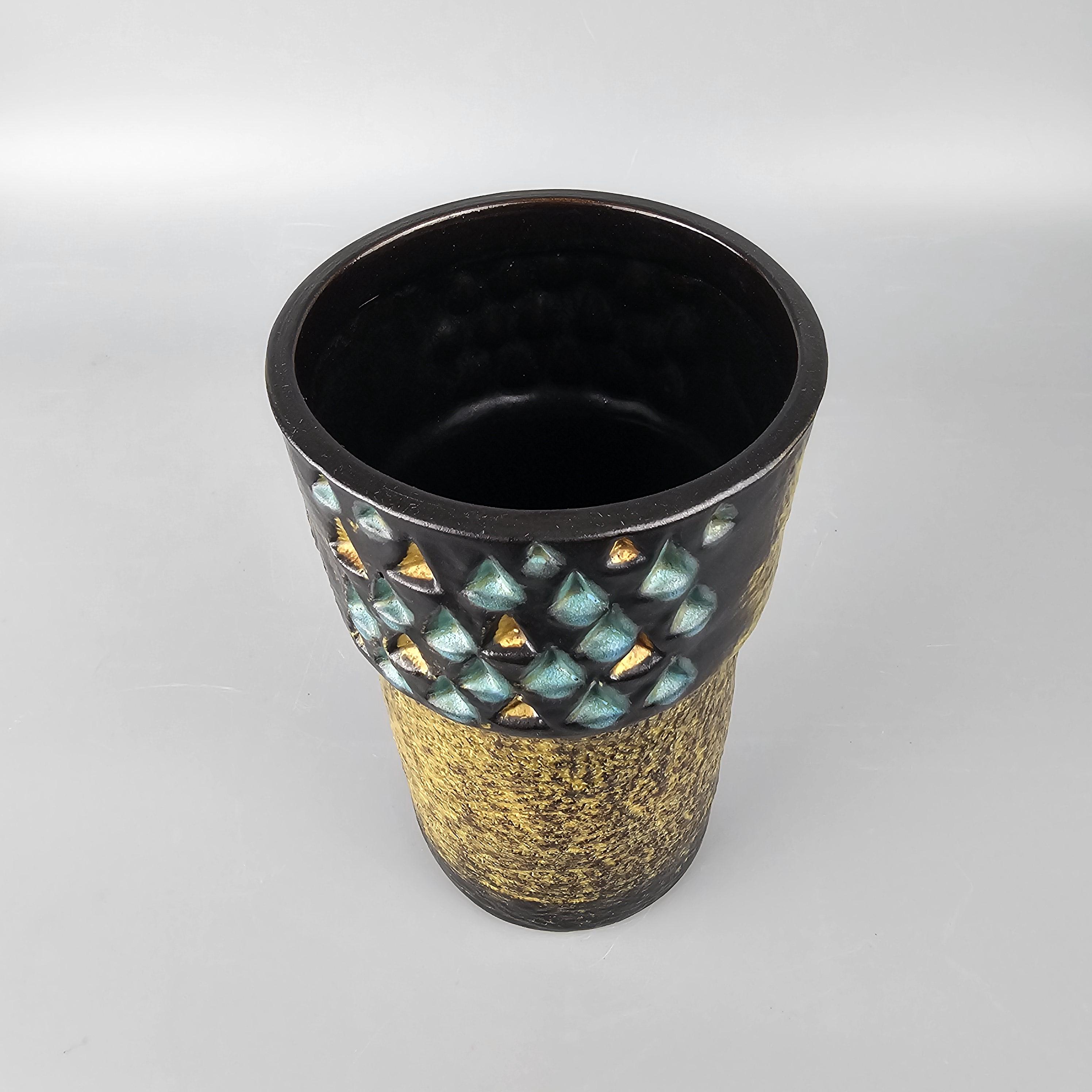 ビンテージの西ドイツの Fat Lava 花瓶。 Dumler & Breiden、フォーム